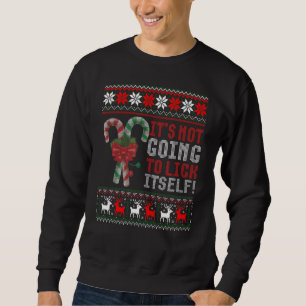 Es wird sich nicht wie Candy Cane knuddelig schwit Sweatshirt