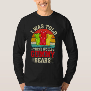 Es würde Gummibärchen lustige Kaugummiliebhaber Mä T-Shirt