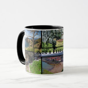 es zerteilt Fürstentum Asturien, Spanien - Tasse