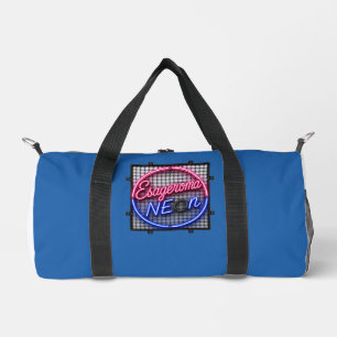 Esageroma Neon - Retro 1980er Synthwave-Design Duffle Bag