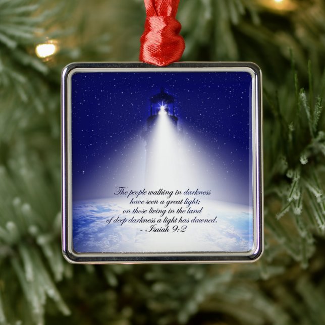 Ésaïe 9:2 Ornement de Noël (Arbre)