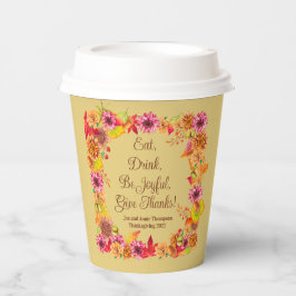 Esat Drink Sei froh, danke-Erntedank Pappbecher