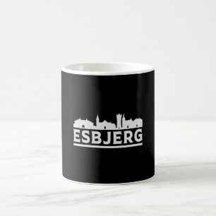 Esbjerg Denmark City Skyline Cityscape Funny Gift Kaffeetasse
