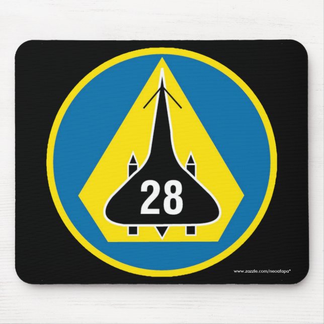 Escadron de cadet d'USAFA 28" tapis de souris de (Devant)