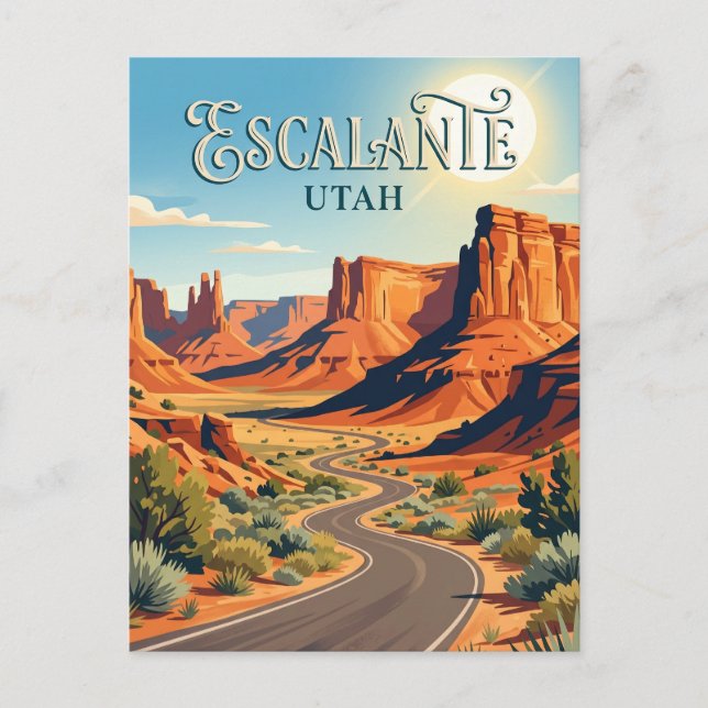 Escalante USA Postkarte (Vorderseite)