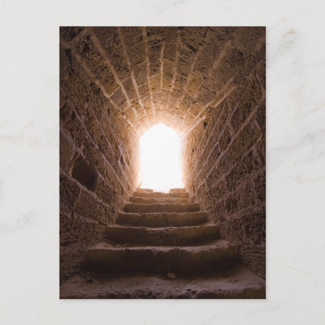 Escalier aux cartes postales de ciel (Devant)