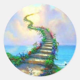 Escalier Vers Les Stickers Du Ciel
