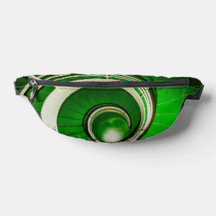 Escalier vert circulaire