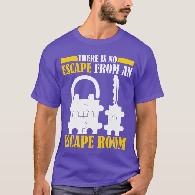Escape Game Escape Room funny T-Shirt (Vorderseite)