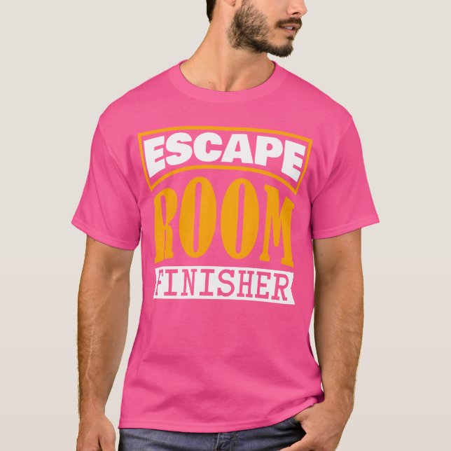 Escape Game Joke Escape Room retro T-Shirt (Vorderseite)