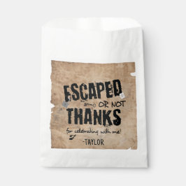 Escape Room Geburtstagsparty Danke Geschenktütchen