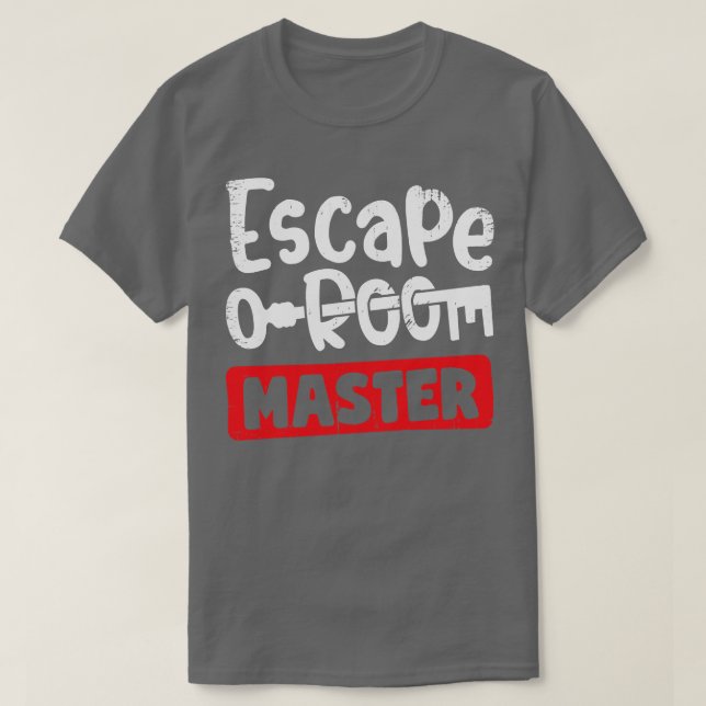 Escape Room Master Game Player Geschenk T-Shirt (Design vorne)