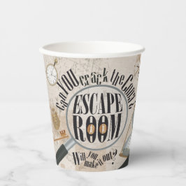 Escape Room Party liefert Mystery Scavenger Hunt Pappbecher