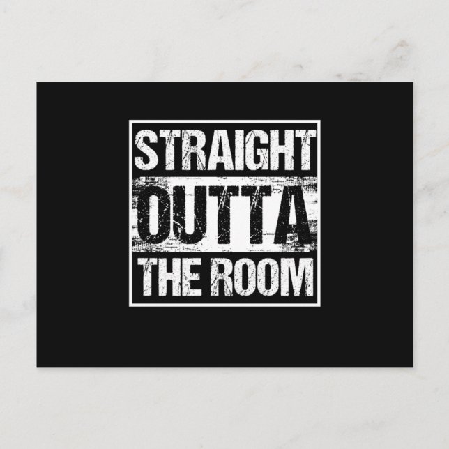 Escape Room Space Out Puzzle Geschenk direkt außer Postkarte (Vorderseite)