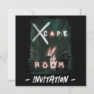 Escape Room versteckt Enigma Einladung