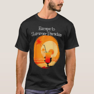 Escape to Summery Paradise mit Sunset und weich Dr T-Shirt