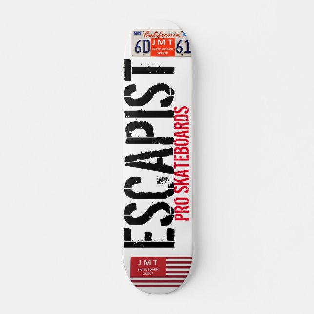 ESCAPIST Skateboard, 7¾ Zoll Deck Skateboard (Vorne)