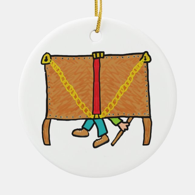 Escapologie Keramik Ornament (Vorne)