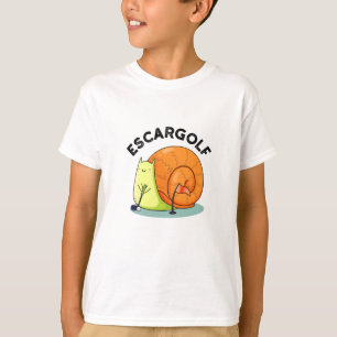 Escar-golf Funny Escargot Snail Pun T-Shirt