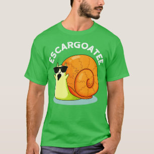 Escargoatee Niedliche französische Schnecke Escarg T-Shirt