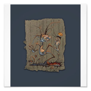 Escargot équilibré, impression photo