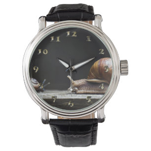 Escargots - Schneckenmuschel Armbanduhr
