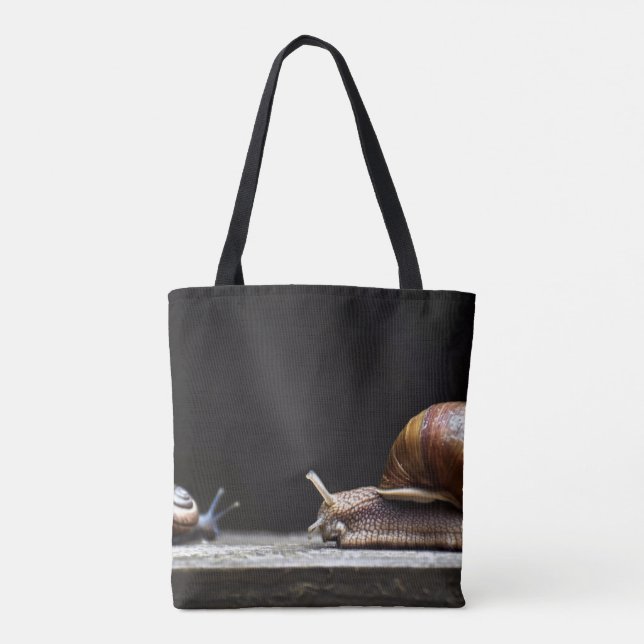 Escargots - Schneckenmuschel Tasche (Rückseite)