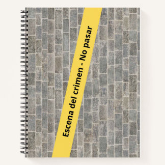 Escena del crimen notizbuch