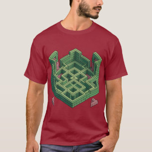 Escher Maze: kompliziertes geometrisches Puzzle T-Shirt