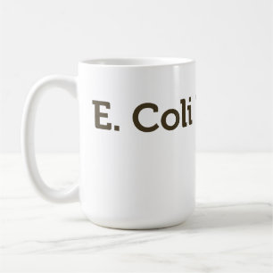 Escherichia Coli geschieht Kaffeetasse