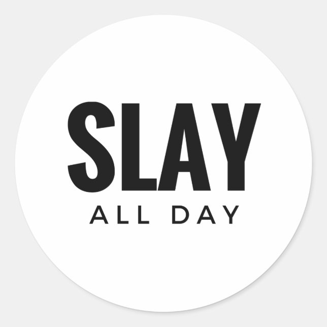 ESCLAY TOUTE LA JOURNÉE - STICKER (Devant)