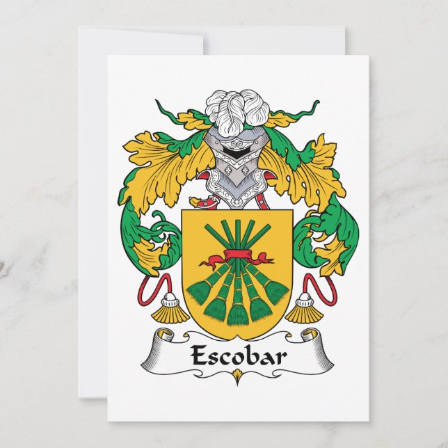 Escobar Familienwappen (Vorderseite)