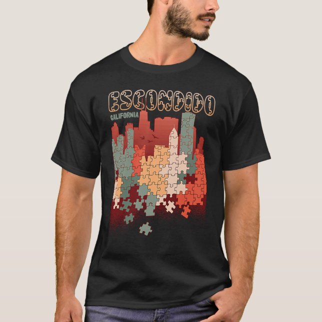 Escondido In California Travel Souvenir T-Shirt (Vorderseite)