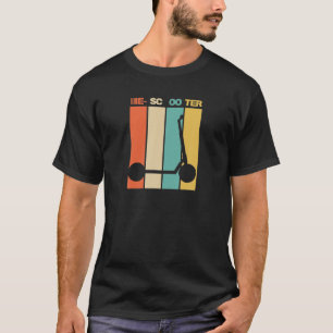 Escooter Electric Scooter Emobility Retro Scoot Fu T-Shirt
