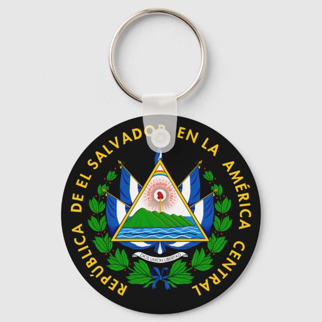 Escudo de El Salvador Schlüsselanhänger (Vorderseite)