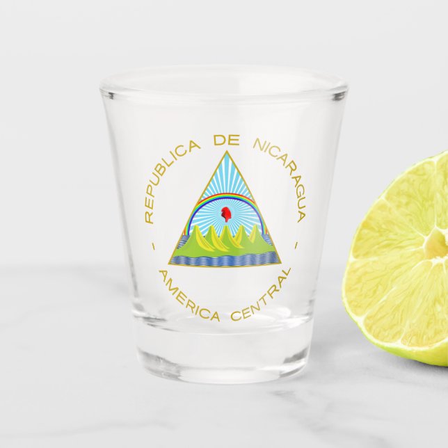 Escudo de Nicaragua Schnapsglas (Vorderseite)