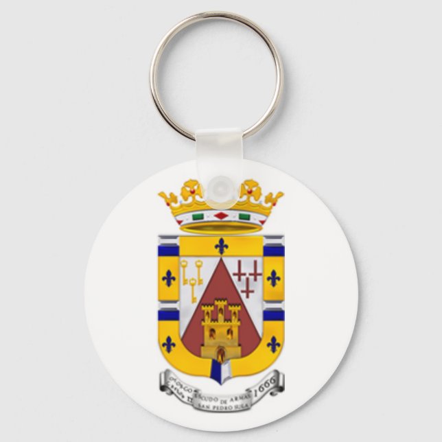 Escudo de San Pedro Sula, Honduras Schlüsselanhänger (Vorderseite)