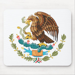 Escudo Nacional de México - mexikanisches Emblem Mousepad