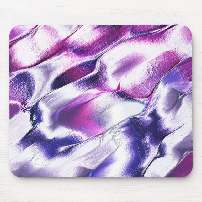 Esculpido de metal fosco, em roxo e lilás mousepad (Vorne)