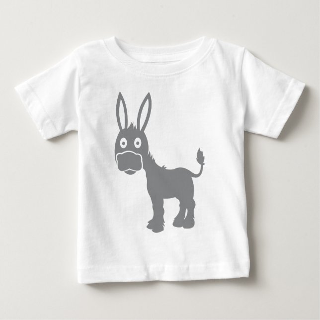Esel Baby T-shirt (Vorderseite)