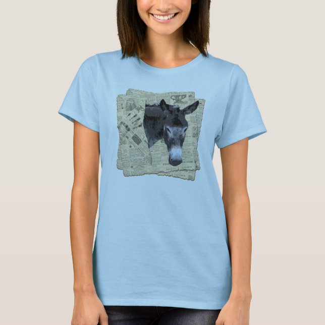 Esel das Shirt der Frauen (Vorderseite)
