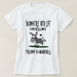 Esel des Trisomy-18 T-Shirt