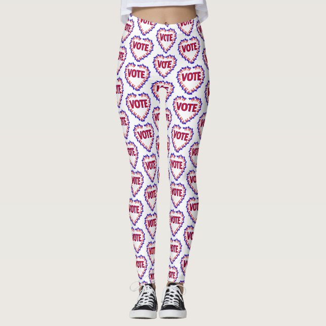 Esel des Wahldemokratin Leggings (Vorderseite)
