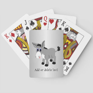 Esel Design Jeder Farbige Hintergrund Spielkarten