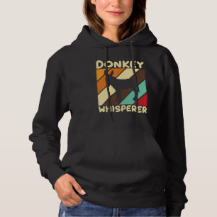 Esel Flüsterer Esel Versteher Langohren Esel Hoodie