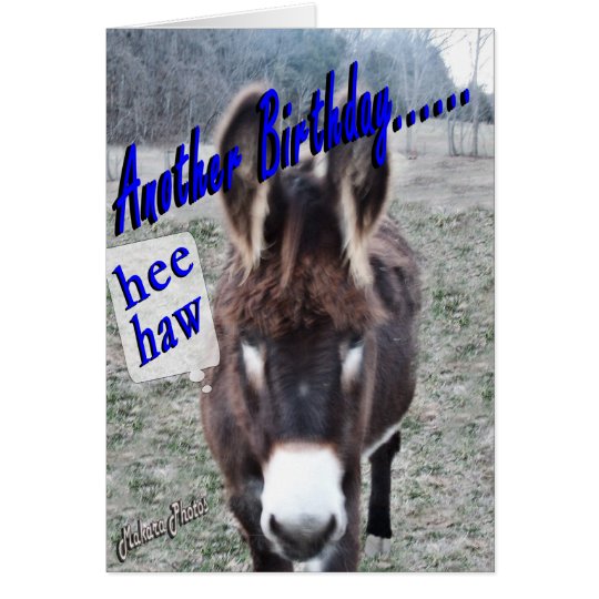 Esel Geburtstag-fertigen es besonders an Karte