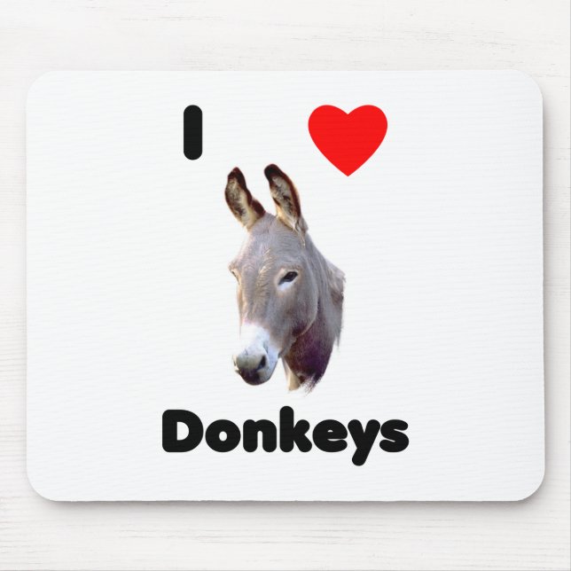 Esel Mousepad der Liebe I (Vorne)