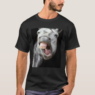 Esel Pferd Gesicht zeigt süß und Gesicht Anima T-Shirt