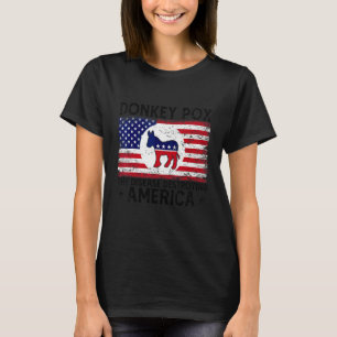 Esel Pocken Die Krankheit Zerstört Amerika Donkeyp T-Shirt