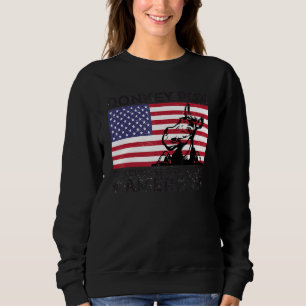 Esel Pocken Die Krankheit Zerstört Amerika Esel Sweatshirt
